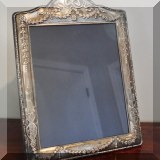 S21. R. Carr sterling silver picture frame.  Holds an 8